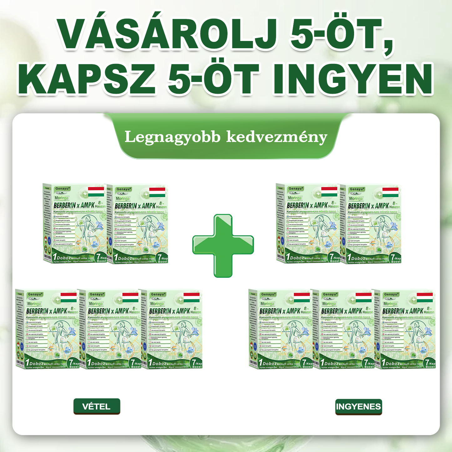 đ„ ExkluzĂv vĂĄsĂĄrlĂłi ajĂĄnlat â egĂ©szĂtsd ki rendelĂ©sed mĂ©g több GENAYUÂź termĂ©kkel most 50% KEDVEZMĂNNYEL! MĂĄr elkezdted a rutinodat â töltsd fel most a kĂ©szleteidet ezen az egyszeri, kizĂĄrĂłlag meglĂ©vĆ vĂĄsĂĄrlĂłknak szĂłlĂł kĂŒlönleges ĂĄron.