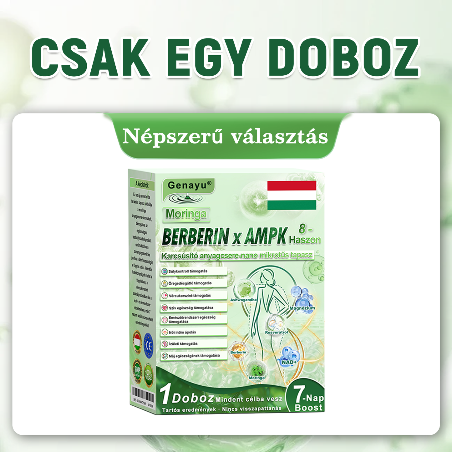 🔥 Exkluzív vásárlói ajánlat — egészítsd ki rendelésed még több GENAYU® termékkel most 50% KEDVEZMÉNNYEL! Már elkezdted a rutinodat — töltsd fel most a készleteidet ezen az egyszeri, kizárólag meglévő vásárlóknak szóló különleges áron.