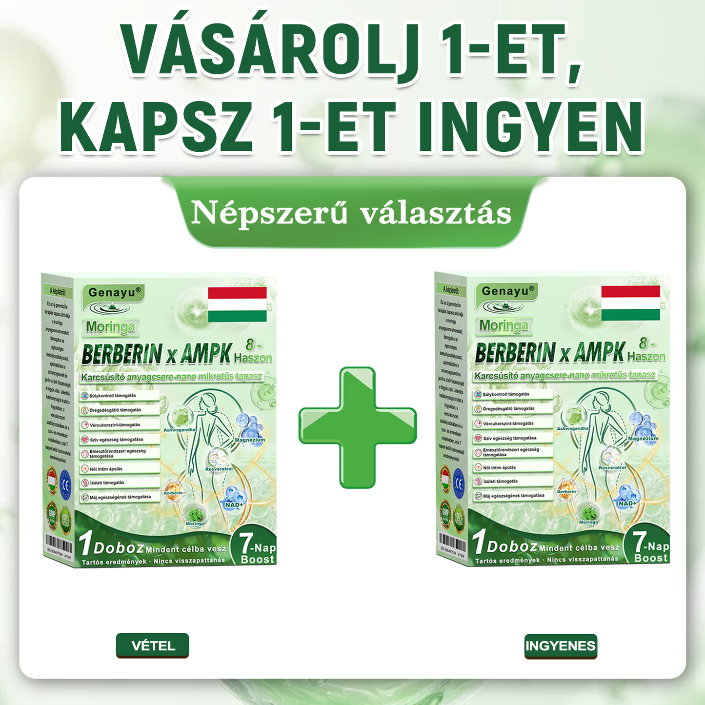 🔥 Exkluzív vásárlói ajánlat — egészítsd ki rendelésed még több GENAYU® termékkel most 50% KEDVEZMÉNNYEL! Már elkezdted a rutinodat — töltsd fel most a készleteidet ezen az egyszeri, kizárólag meglévő vásárlóknak szóló különleges áron.