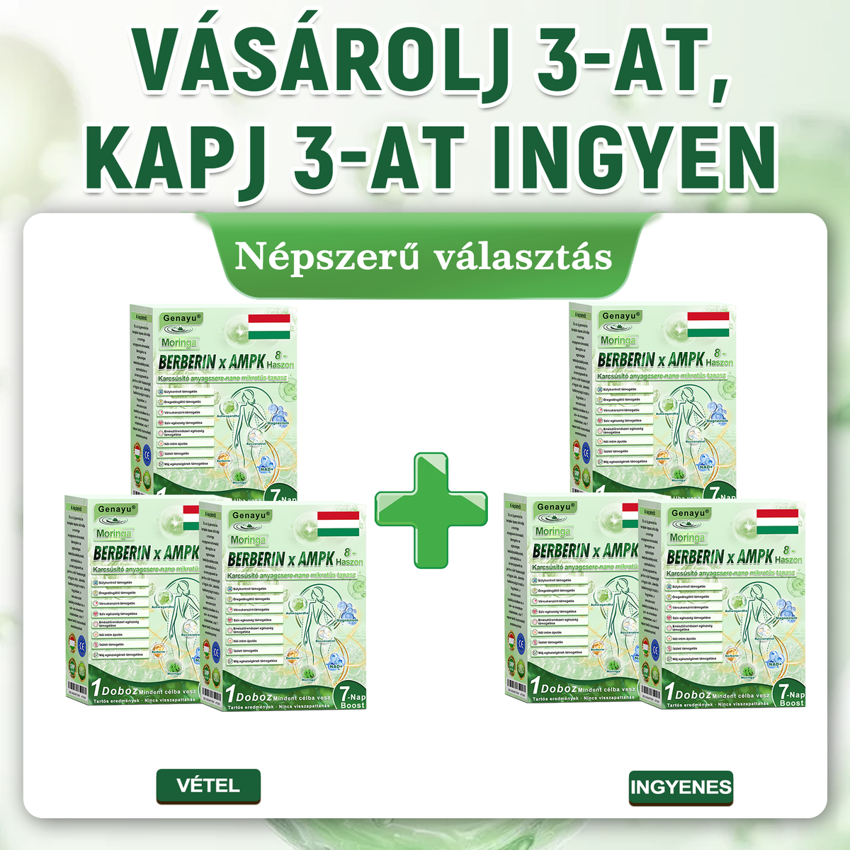 🔥 Exkluzív vásárlói ajánlat — egészítsd ki rendelésed még több GENAYU® termékkel most 50% KEDVEZMÉNNYEL! Már elkezdted a rutinodat — töltsd fel most a készleteidet ezen az egyszeri, kizárólag meglévő vásárlóknak szóló különleges áron.