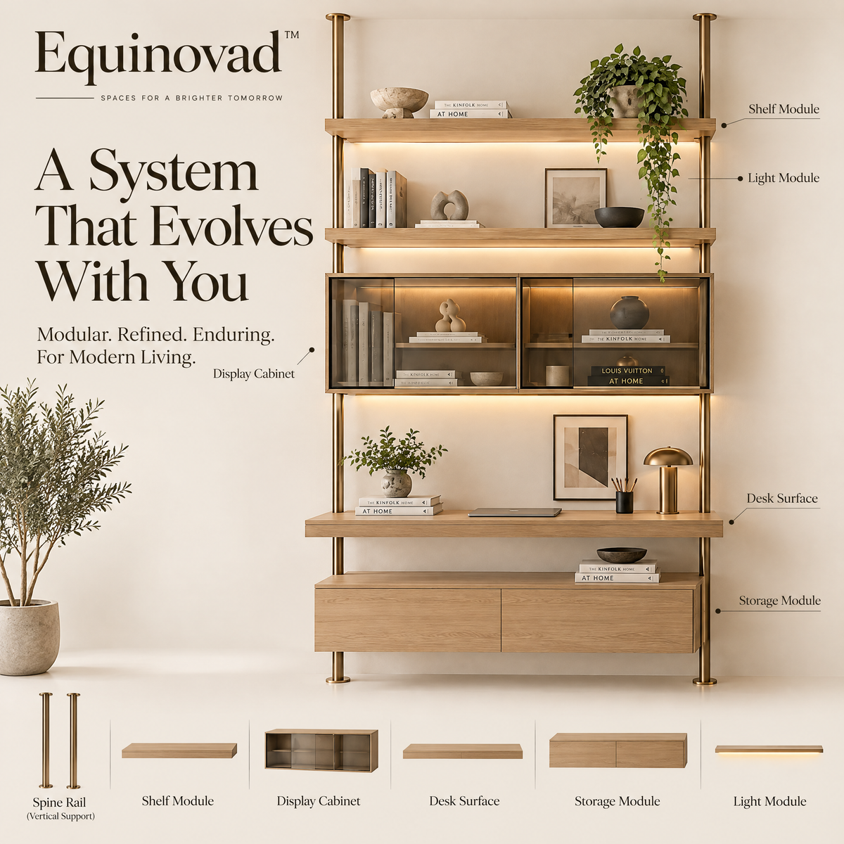 Equinovad™ Architectural Living Spine