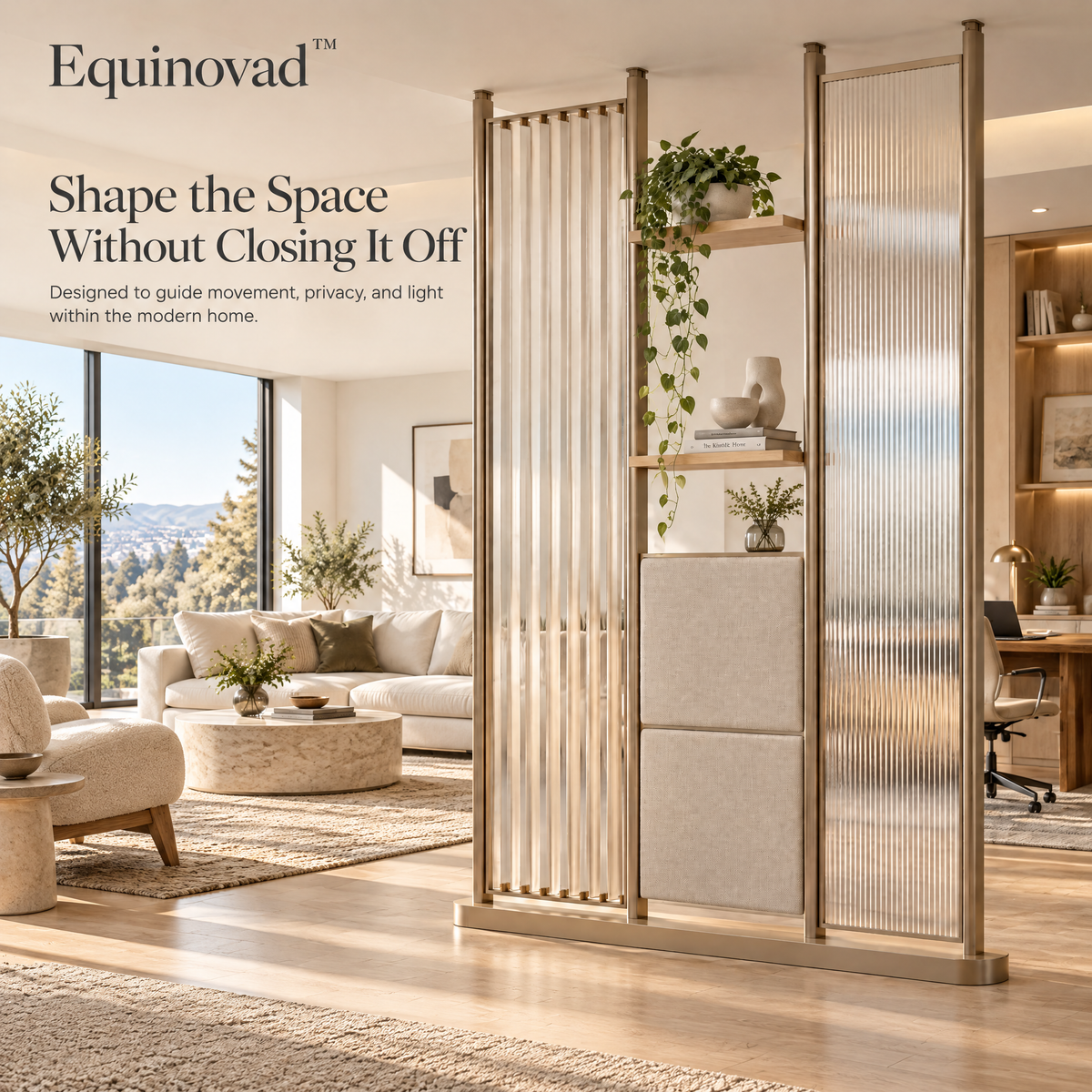 Equinovad™ Floating Space Divider