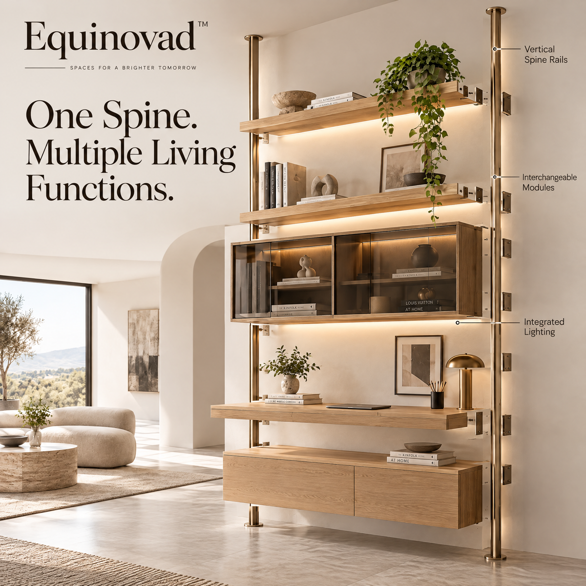 Equinovad™ Architectural Living Spine